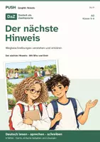Vorschau - Stundenentwürfe - DaZ A2: Der nächste Hinweis – Comic, Aufgaben und Lösungen - Deckblatt