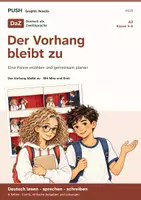 Vorschau - Stundenentwürfe - DaZ A2: Der Vorhang bleibt zu – Comic, Aufgaben und Lösungen - Deckblatt