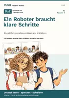 Vorschau - Stundenentwürfe - DaZ A2: Ein Roboter braucht klare Schritte – Comic, Aufgaben und Lösungen - Deckblatt