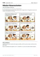 Vorschau - Stundenentwürfe - Mission Riesenschatten: Comic mit Aufgaben und Lösungen, Kl. 5–6 - Seite 1