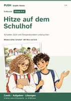Vorschau - Stundenentwürfe - Mission kühler Schulhof: Comic mit Aufgaben und Lösungen, Kl. 5–6 - Deckblatt