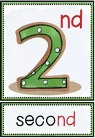Vorschau - Bildkarten - Ordinal Numbers - Picture + Word Cards - Seite 2