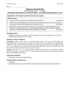Vorschau - Klassenarbeiten - Geschichte-Klausur EF: Attische Demokratie – Gefallenenrede des Perikles + EWH - Deckblatt