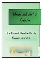 Vorschau - Stundenentwürfe - Einheit Mose und Gott begegnen Klasse 3 und 4 - Deckblatt