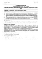 Vorschau - Klassenarbeiten - Geschichte-Klausur Q1/Q2: Deutsche Teilung – Kurt Schumachers Bundestagsrede 1949 + EWH - Deckblatt