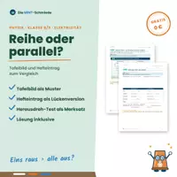 Vorschau - Stundenentwürfe - Bundle: Elektrizitätslehre Modul 1 komplett (G-Kurs) – Sicherheit, Labornetzgerät, Reihen- und Parallelschaltung, Klasse 8/9 - Seite 1