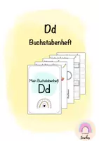 Vorschau - Arbeitsblätter - Buchstabenheft Dd - Buchstabeneinführung - Deckblatt