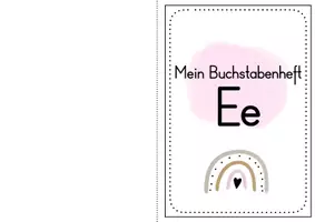 Vorschau - Arbeitsblätter - Buchstabenheft Ee - Buchstabeneinführung - Seite 2