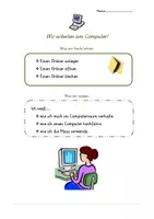 Vorschau - Arbeitsblätter - Wir arbeiten am Computer! - Seite 1