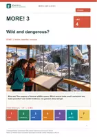Vorschau - Stundenentwürfe - MORE! 3 Unit 4 (LP 2023) • ENGLIVA START: Wild and dangerous? – Bildgestützter Einstieg - Deckblatt