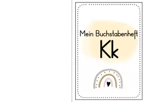 Vorschau - Arbeitsblätter - Buchstabenheft Kk - Buchstabeneinführung - Seite 2
