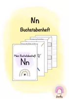 Vorschau - Arbeitsblätter - Buchstabenheft Nn - Buchstabeneinführung - Deckblatt