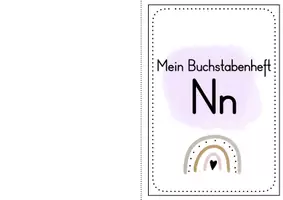 Vorschau - Arbeitsblätter - Buchstabenheft Nn - Buchstabeneinführung - Seite 2