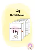 Vorschau - Arbeitsblätter - Buchstabenheft Qq - Buchstabeneinführung - Deckblatt