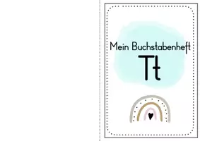 Vorschau - Arbeitsblätter - Buchstabenheft Tt - Buchstabeneinführung - Seite 2