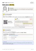 Vorschau - Arbeitsblätter - Englisch schreiben im KI-Chat: Verabredung mit Mia – Kl. 5–6 - Seite 2
