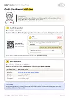 Vorschau - Arbeitsblätter - Englisch schreiben im KI-Chat: Kinobesuch mit Leo – Kl. 5–6 - Seite 2