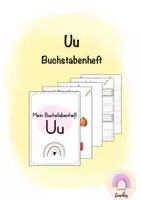 Vorschau - Arbeitsblätter - Buchstabenheft Uu - Buchstabeneinführung - Deckblatt