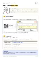 Vorschau - Arbeitsblätter - Englisch schreiben im KI-Chat: T-Shirt kaufen – Kl. 5–6 - Seite 2