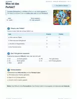 Vorschau - Arbeitsblätter - Deutsch 6. Klasse Mittelschule Bayern: Perfekt - Seite 1