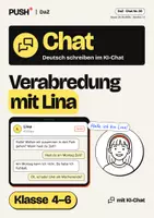 Vorschau - Arbeitsblätter - Deutsch schreiben im KI-Chat (DaZ): Verabredung mit Lina – Kl. 4–6 - Deckblatt