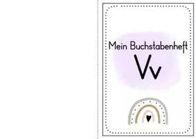 Vorschau - Arbeitsblätter - Buchstabenheft Vv - Buchstabeneinführung - Seite 2