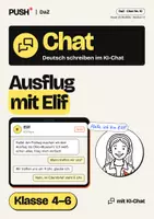 Vorschau - Arbeitsblätter - Deutsch schreiben im KI-Chat (DaZ): Ausflug mit Elif – Kl. 4–6 - Deckblatt