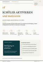 Vorschau - Unterrichtsreihen - Schüler aktivieren und motivieren – Referendariat | 18 Aktivierungsmethoden, Schülerbeteiligung & motivierender Unterricht - Deckblatt