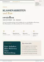 Vorschau - Unterrichtsreihen - Leistungsbewertung & Klassenarbeiten erstellen – 4 Praxishefte mit Vorlagen | Referendariat - Seite 3
