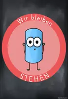 Vorschau - Präsentationen/Tafelbilder - Signalkarten Chalkys (Los - Stehen - Zurück) - Seite 2