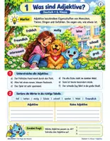 Vorschau - Arbeitsblätter - Deutsch 5/6. Klasse Mittelschule Bayern: Adjektive - Seite 1