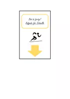 Vorschau - Bildkarten - Klassenzimmer: "Aufgabe für Schnelle" (Schild) - Deckblatt