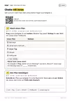 Vorschau - Arbeitsblätter - Deutsch schreiben im KI-Chat (DaZ): Comic-Quiz mit Jonas – Kl. 4–6 - Seite 3