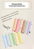 Vorschau - Poster - FREEBIE: Jahreskalender für die Klassenorganisation - Deckblatt