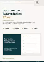 Vorschau - Unterrichtsreihen - Der ultimative Referendariats-Planer | Wochenplaner, Monatsplaner, Unterrichtsbesuche, Checklisten & Zeitmanagement - Deckblatt