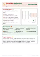 Vista previa - Unidades / Secuencias / Situaciones de Aprendizaje - Weinachtskarte basteln im DaF/DaZ-Unterricht - página 1