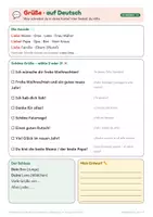 Vista previa - Unidades / Secuencias / Situaciones de Aprendizaje - Weinachtskarte basteln im DaF/DaZ-Unterricht - página 2