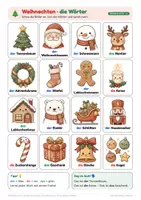 Vista previa - Unidades / Secuencias / Situaciones de Aprendizaje - Frohe_Weihnachten_Kinder_Deutsch mit Pilar - página 1