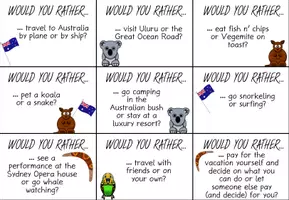 Vorschau - Spiele - Would you rather - Australia edition - Speaking Activity - Seite 3
