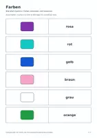 Vorschau - Arbeitsblätter - Domino_Farben - Seite 1