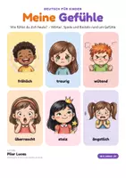 Vista previa - Unidades / Secuencias / Situaciones de Aprendizaje - Meine_Gefuehle_Kinder_DaZ/DaF Deutsch für Kinder - Portada
