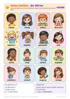 Vista previa - Unidades / Secuencias / Situaciones de Aprendizaje - Meine_Gefuehle_Kinder_DaZ/DaF Deutsch für Kinder - página 1