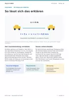 Vorschau - Arbeitsblätter - Geschwindigkeit sicher bestimmen | Physik Klasse 7/8 | Experiment und Arbeitsblätter - Seite 2