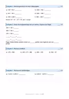 Vorschau - Arbeitsblätter - Mathematikprobe Klasse 4 Übungsprobe zu Rechenstrategien, Geldbeträgen, Einmaleins und Sachaufgaben mit Skizze, mit Lösungen Klasse 4 - Seite 2