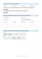 Vorschau - Arbeitsblätter - Mathematikprobe Klasse 4 Übungsprobe zu Rechenstrategien, Geldbeträgen, Einmaleins und Sachaufgaben mit Skizze, mit Lösungen Klasse 4 - Seite 3