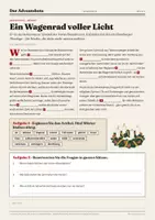 Vista previa - Unidades / Secuencias / Situaciones de Aprendizaje - Weihnachtsbraeuche_Lesen_B2_Der_Adventsbote_Lueckentexte_5 Zeitungsartikel - página 1