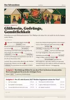 Vista previa - Unidades / Secuencias / Situaciones de Aprendizaje - Weihnachtsbraeuche_Lesen_B2_Der_Adventsbote_Lueckentexte_5 Zeitungsartikel - página 3