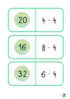 Vorschau - Spiele - Malreihen-Domino Einmaleins von 4 - Seite 3