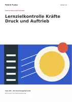 Vorschau - Test - Lernzielkontrolle Kräfte Druck und Auftrieb | Physik Klasse 7/8 | Test A/B mit Lösungen - Deckblatt