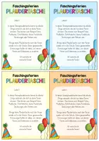 Vorschau - Anderer Materialtyp - Ferien-Plaudertaschen Gesamtpaket - Plaudertaschen rund um das Schuljahr - Seite 3
